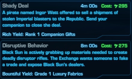 Underworld Trading Rank 1 Missions